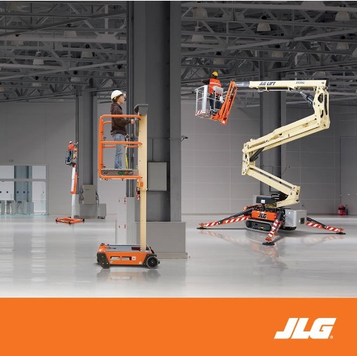 JLG gépek munkavégzés közben